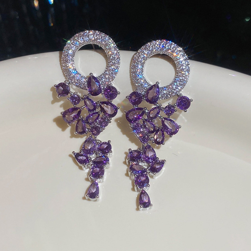Oro real arco de perlas de aretes