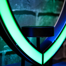 KTV酒吧啤酒架发光酒座 香槟洋酒红酒展示架 不锈钢led灯发光酒具