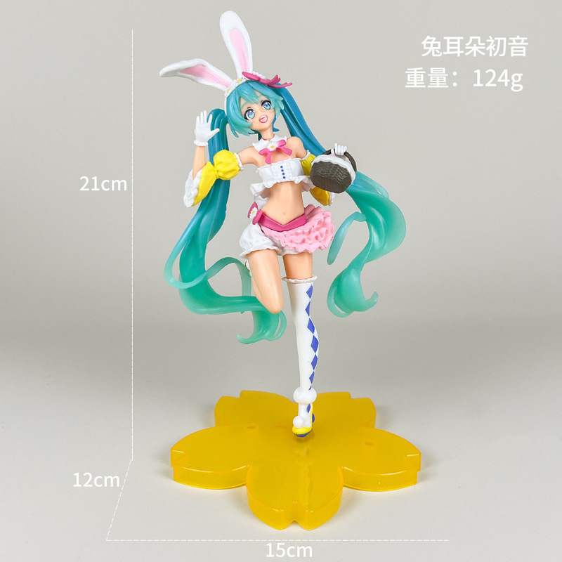 初音未来手办动漫水冰月美少女蕾姆花嫁穹妹二次元公仔模型摆件批|undefined