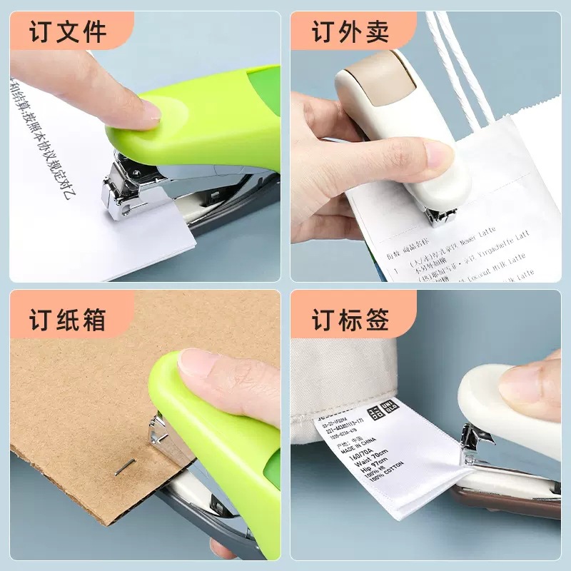 Japonés PLUS pleshi grapadora N ° 10 aguja plana ahorro de mano de obra ST-010VNH Mini tamaño pequeño para los estudiantes