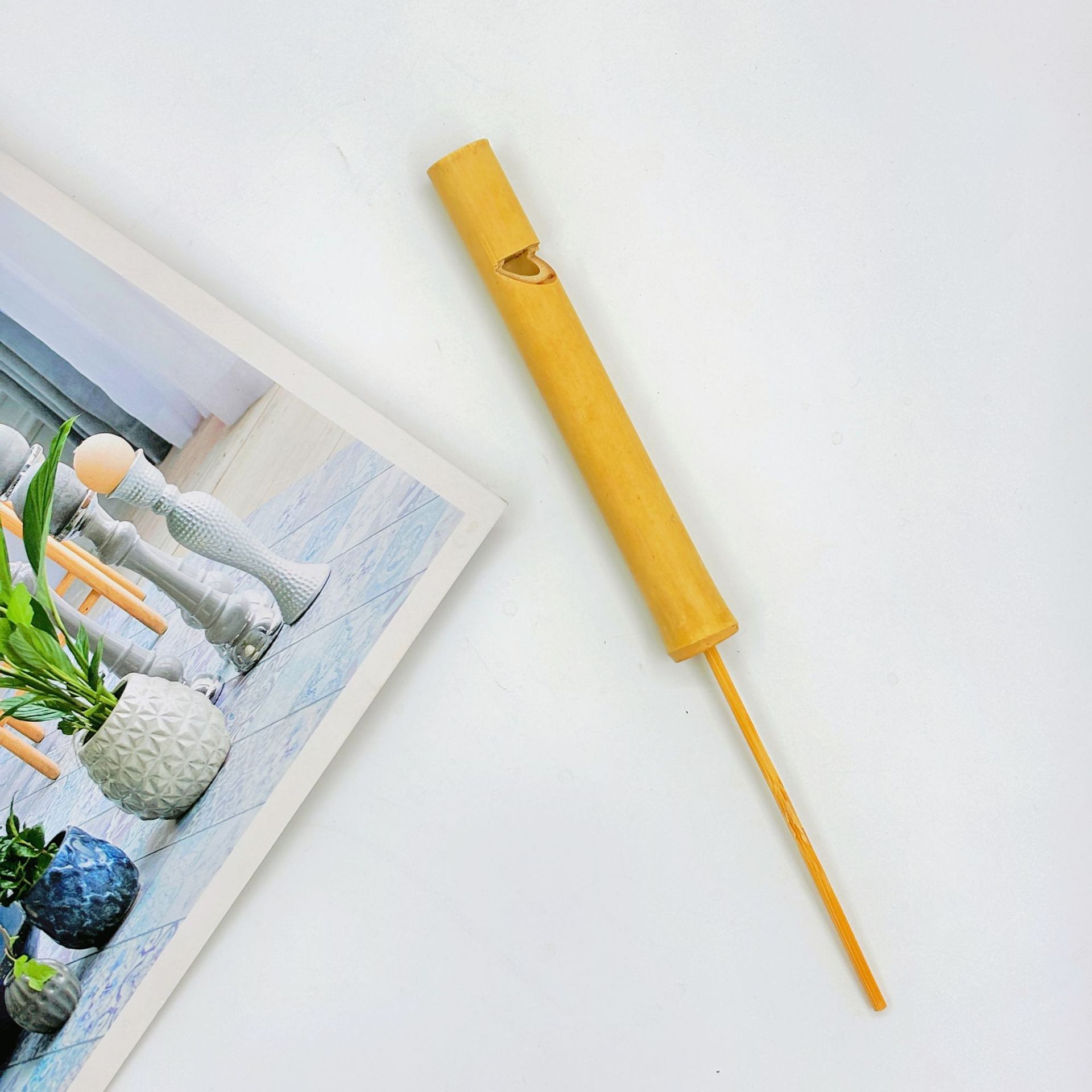 짧은 대나무 플루트