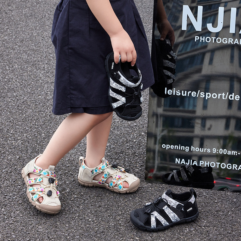 Kids' Summer Sports Sandals Unisex Outdoor River Tracing Wading Shoes Beach Footwear For Boys And Girls_voghion.com