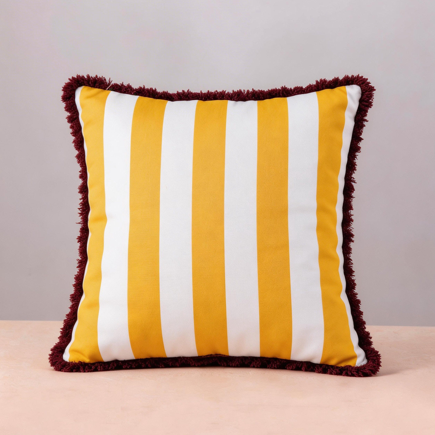 cálido naranja tejido vello de encaje impermeable almohada