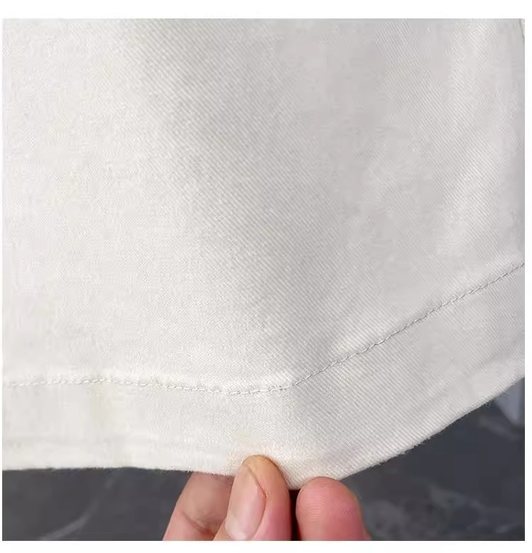 Quần ống đứng nữ cạp cao mỏng nhẹ mùa hè, dáng suông rộng rãi, ống hẹp dần — Màu hồng [tám điểm kiểu mùa hè] chi tiết 25