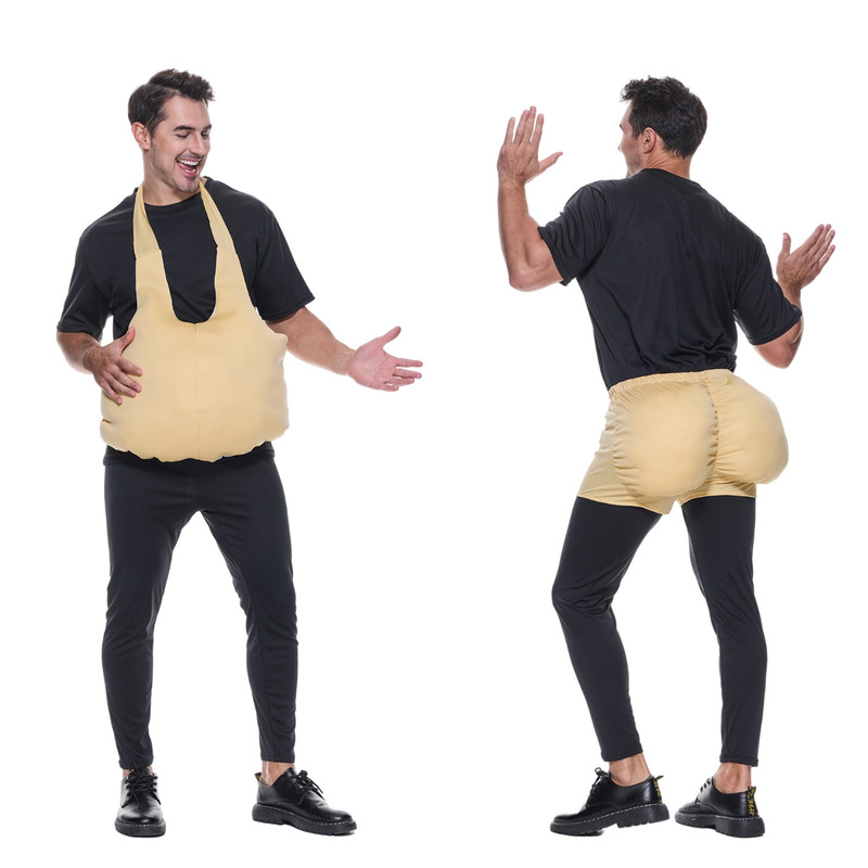 Factory direct new Christmas fake belly pregnant women play props fake ass Halloween performance costumes wholesale Factory direct new Christmas fake belly pregnant women play props fake ass Halloween performance costumes wholesale