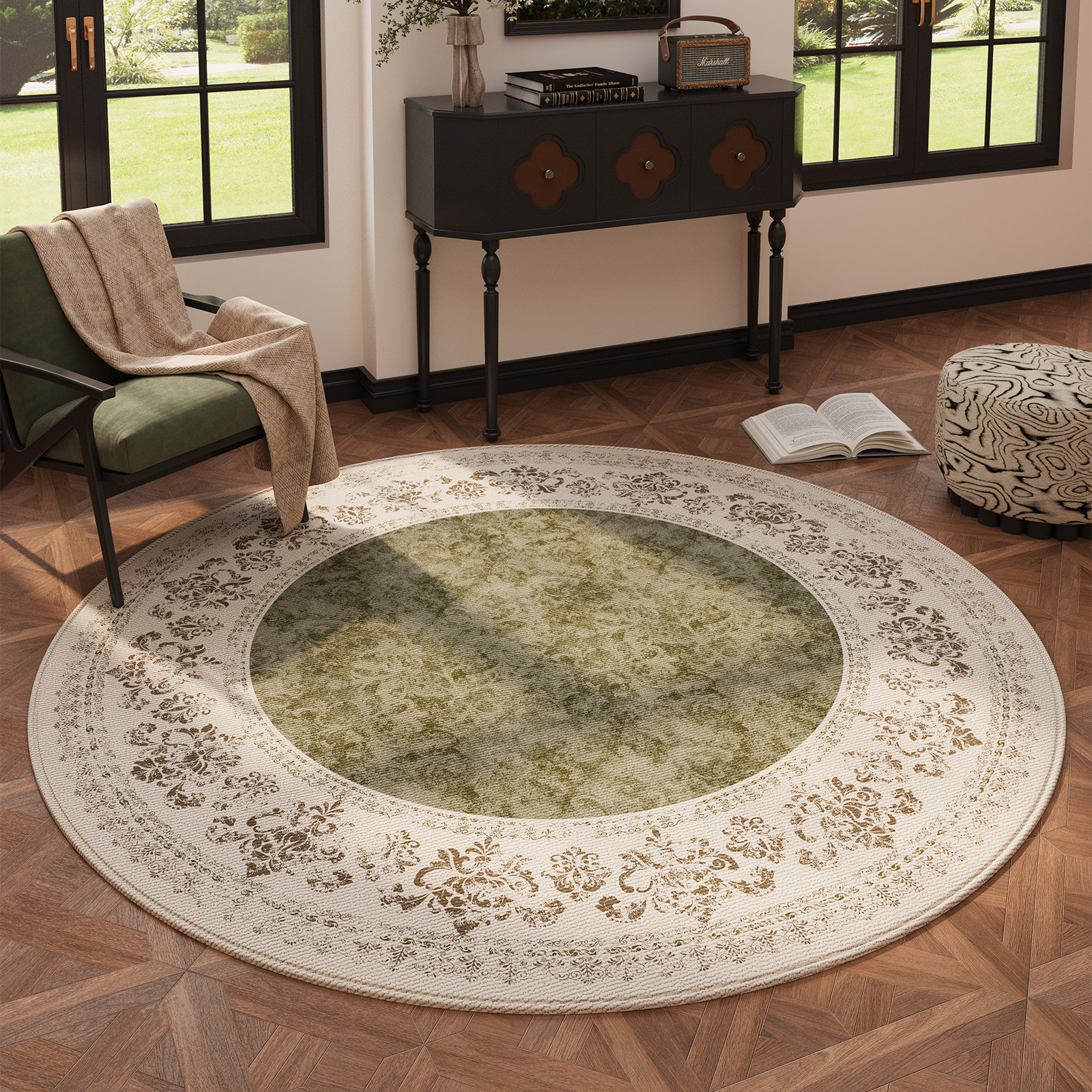 Retro non-slip carpet for living room