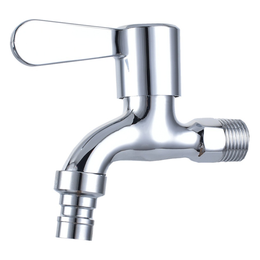 Outdoor Wall-Mounted Quick-Open Washing Machine Faucet, All-Copper 1/2 Inch Spout Faucet, Brass Valve Core, Bathroom Wholesale