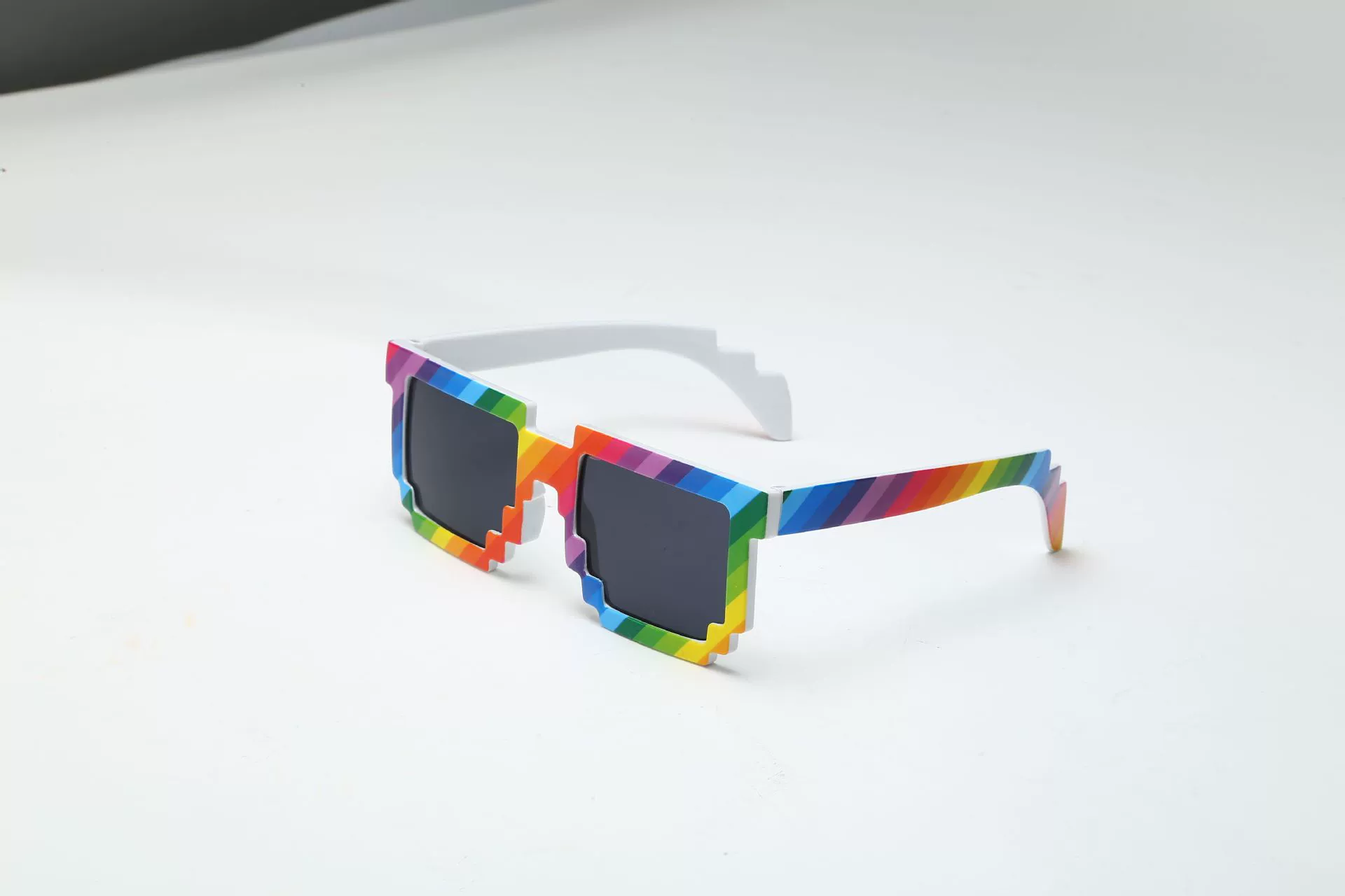 Rainbow sunglasses, glasses solar-powered, 2025 years