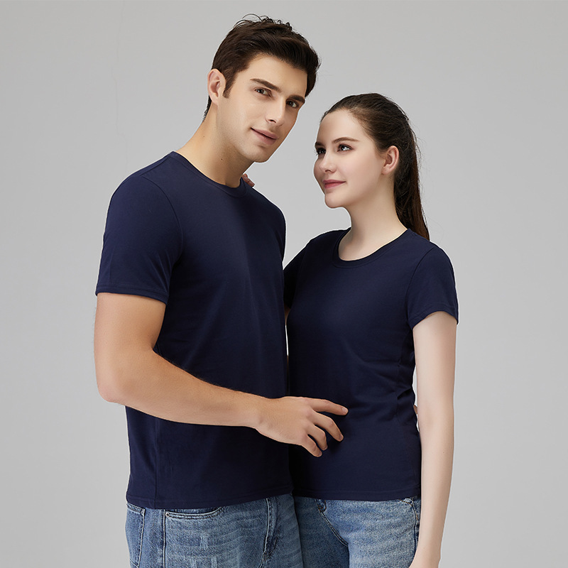 180g European Size Round Neck Short-Sleeved T-Shirt (Without Individual Packaging) Gildan 76000 Combed Cotton Loose Fit Thin Style