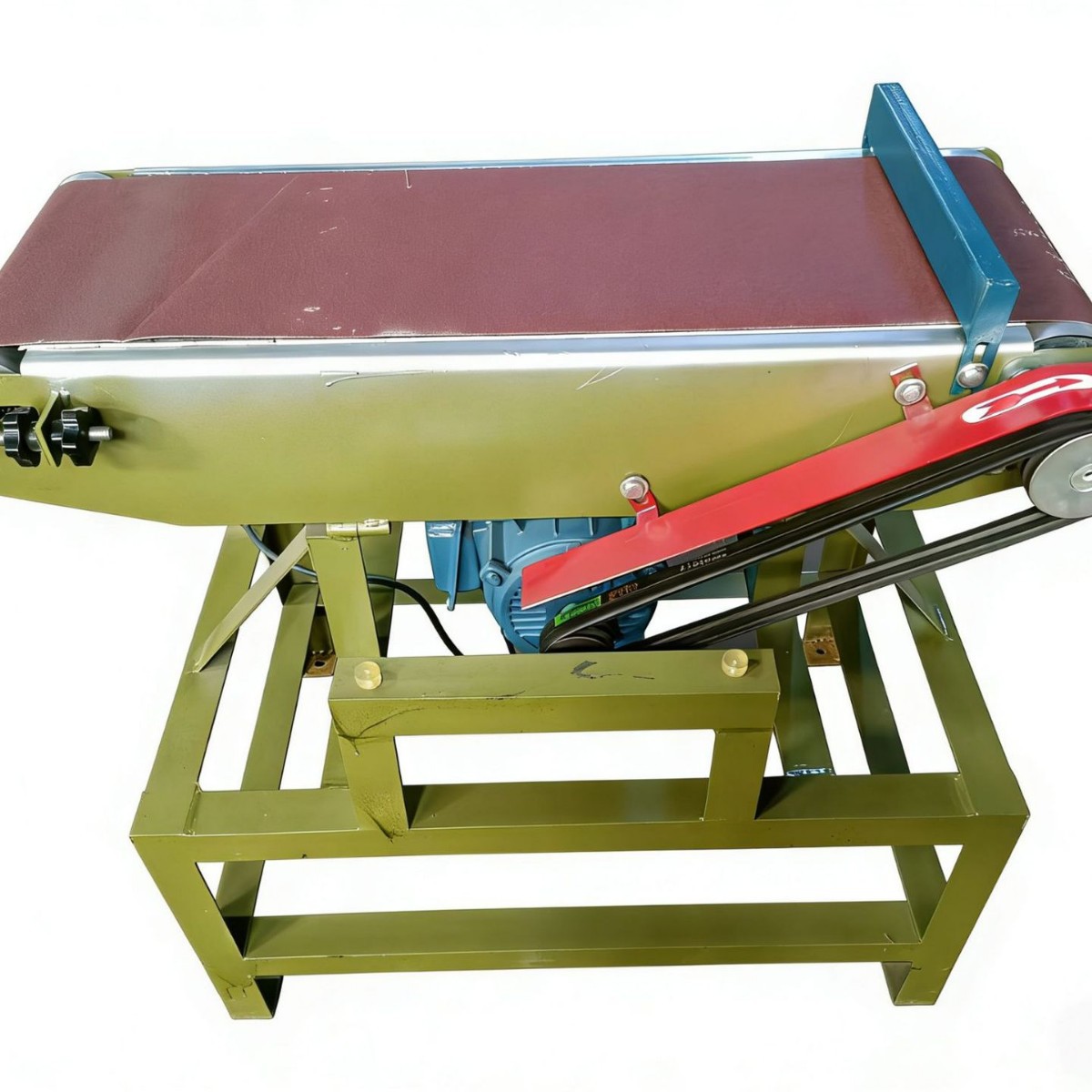 厂家直销木工砂带机手动平面打磨机 立卧两用平面砂抛光机平磨机