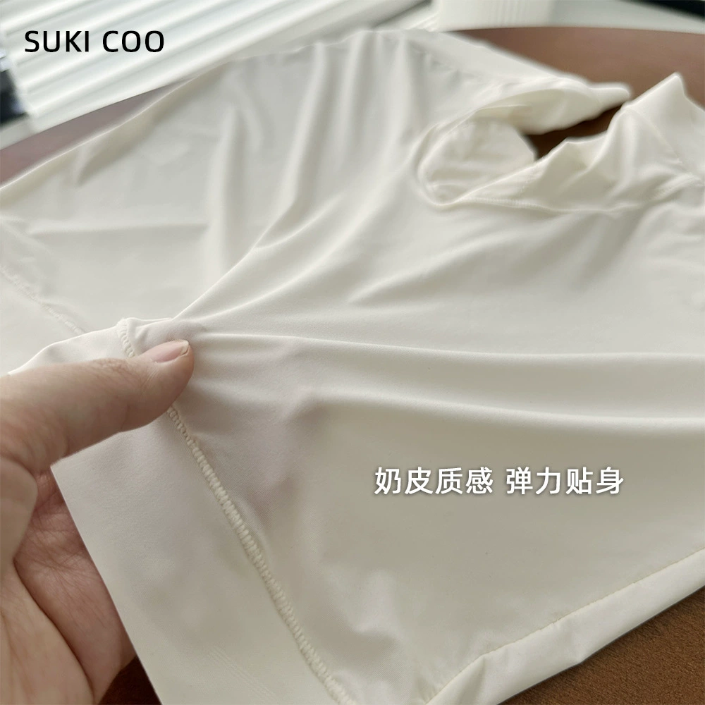 Миниатюрное молочное кожаное SUKICOO летом новый стиль носки-без-выхода белье для женщин двойного назначения анти-обнажение безопасные штаны тонкие 100-150 catties