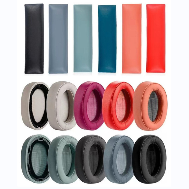 Suitable for Sony MDR-100ABN WH-H900N Earphone Set Sponge Cover Leather Cover Earmuffs Earpads New Product