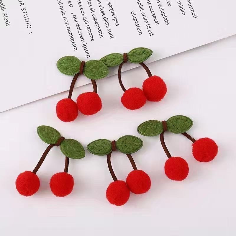 Spot Cherry Hair Ball High Elastic Hair Ball DIY Cute Kidsren's Hairpin High Elastic Leaf DIY Clothing Accessories Accessories Spot Cherry Hair Ball High Elastic Hair Ball DIY Cute Kidsren's Hairpin High Elastic Leaf DIY Clothing Accessories Accessories