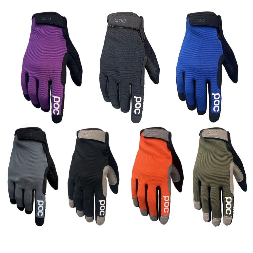 Poc Cycling Gloves Perforated Breathable Non-Slip Touch Screen Motorcycle Off-Road Riding Sun Protection Gloves for Men and Women