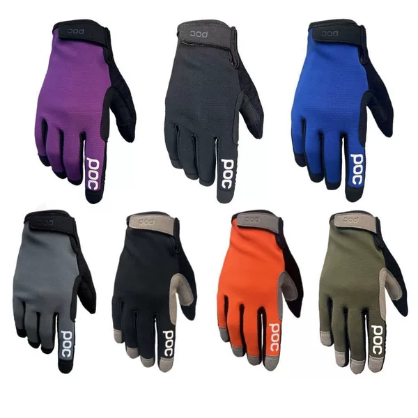 Poc Cycling Gloves Perforated Breathable Non-Slip Touch Screen Motorcycle Off-Road Riding Sun Protection Gloves for Men and Women