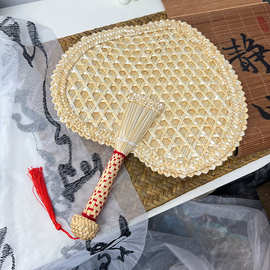 手工编织扇子夏季麦秆大蒲扇古风手摇 源头工厂加工 量大联系客服