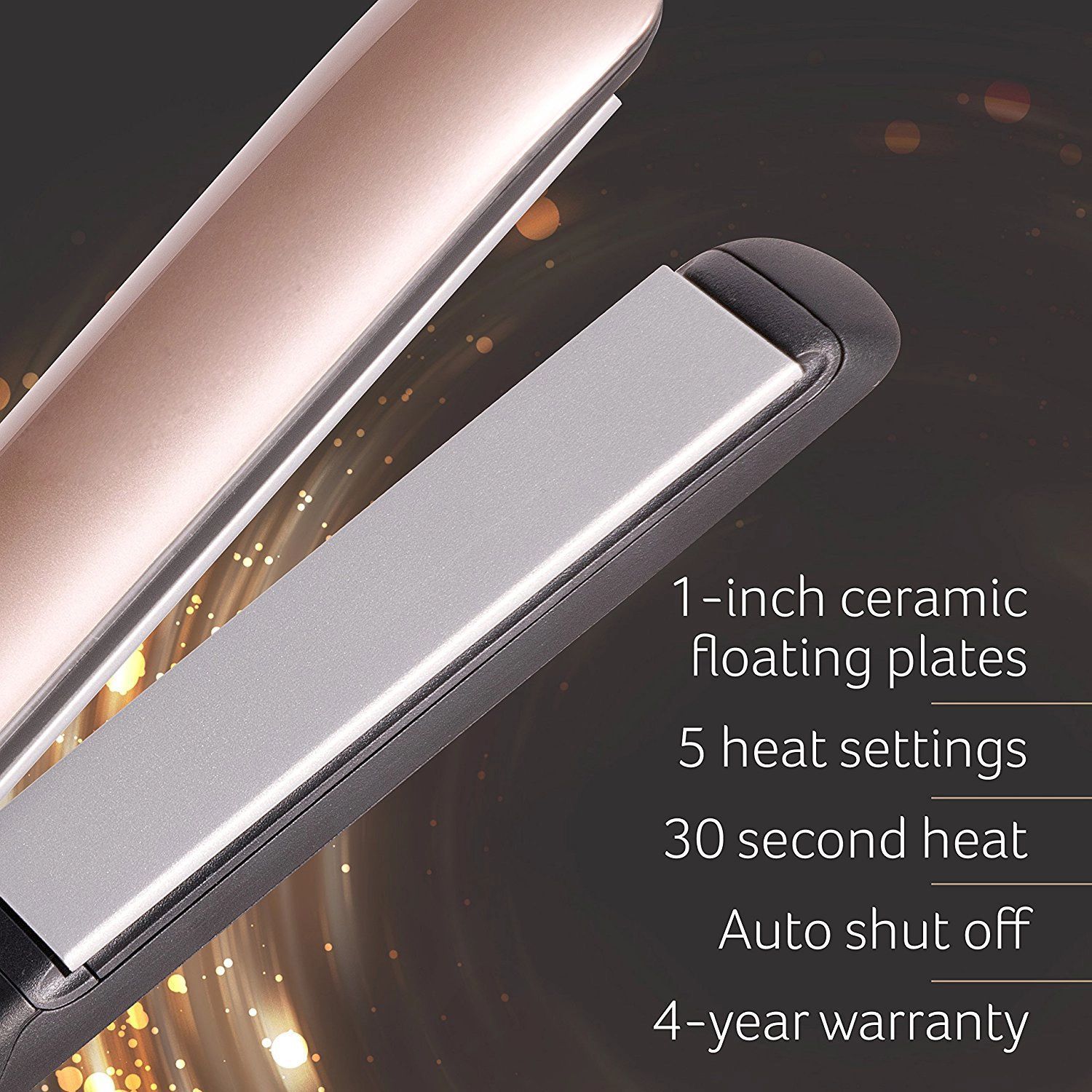 MESKY批发自有品牌个性化红外线扁铁品牌1寸扁铁直发器定制LOGO