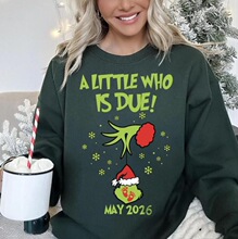 E 76500 Christmas Print Round Neck Sweatshirt ӡ��ʥ������