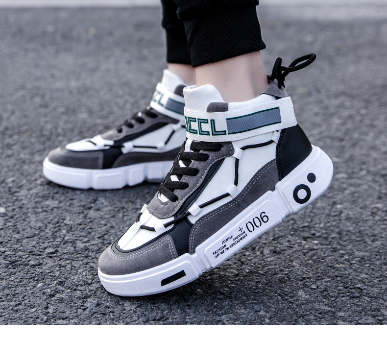 Hoge top herenschoenen zomer nieuwe casual sport Koreaanse versie trendy mode alle match heren groothandel_voghion.com