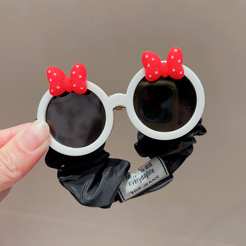 02#black sunglasses hair ring