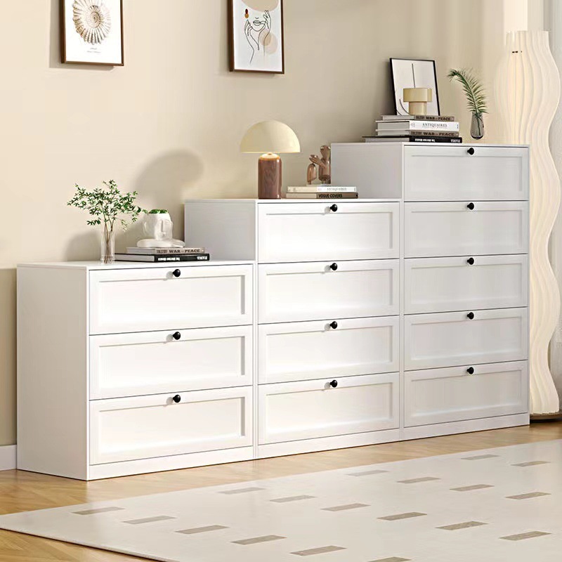 Gabinete de cajón simple de acero armario multicapa armario de almacenamiento armario de dormitorio armario lateral de sala de estar armario de almacenamiento multifuncional armario bajo