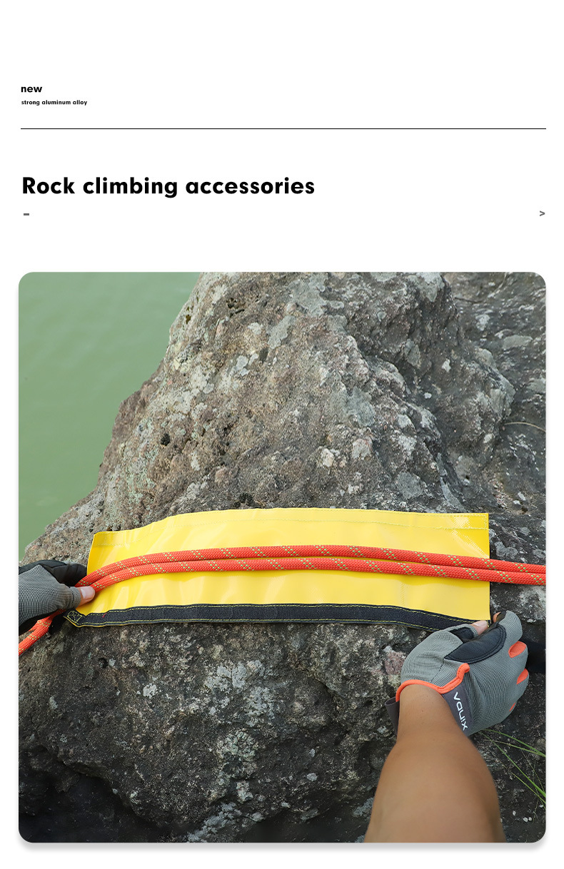 Xinda Double Protector Outdoor Rock Climbing High-altitude Work Anti-abrasion Wear-resistant Rope PVC Protective Cover_voghion.com
