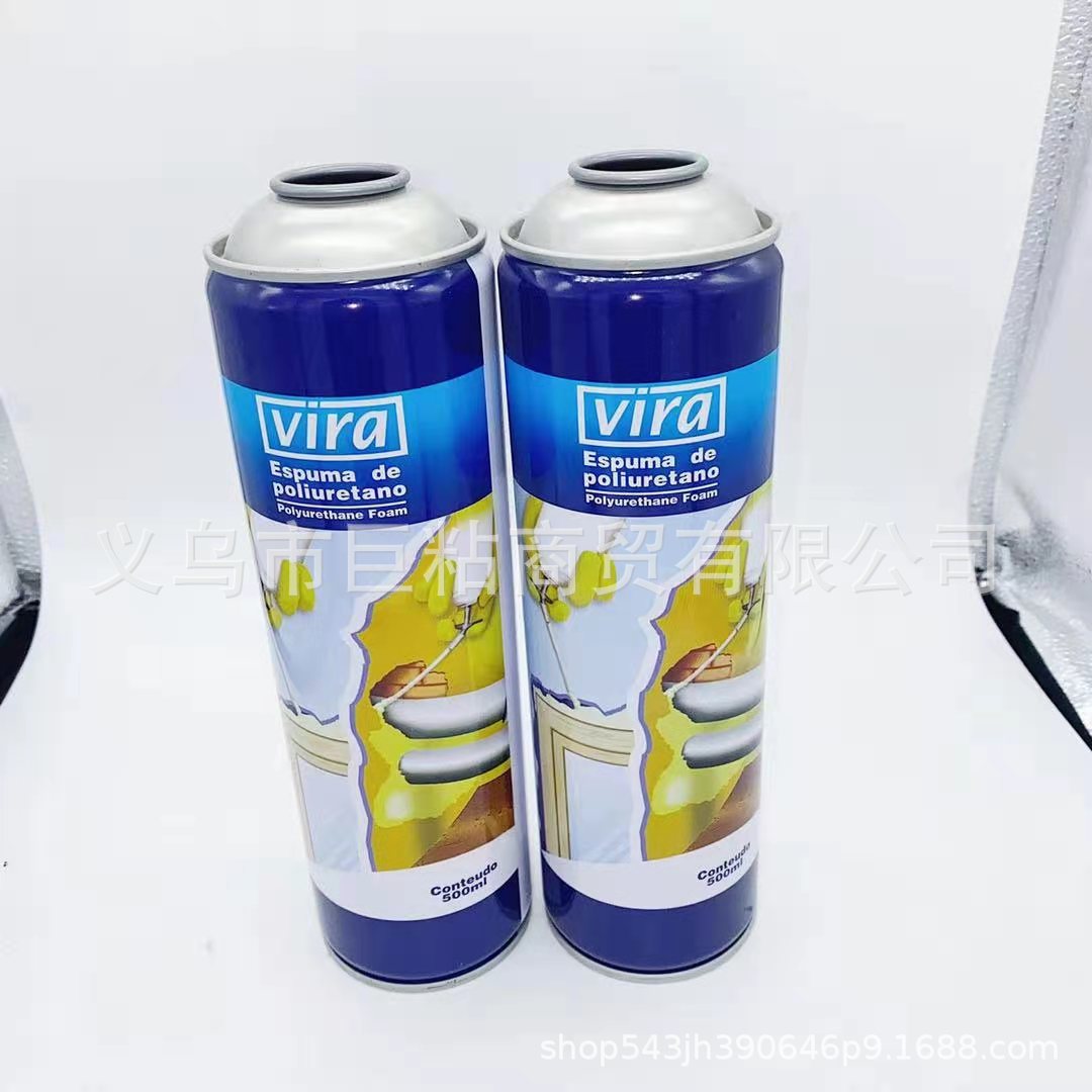 500ml vira发泡胶发泡胶/泡沫填缝剂/泡沫胶/聚氨酯PU门窗发