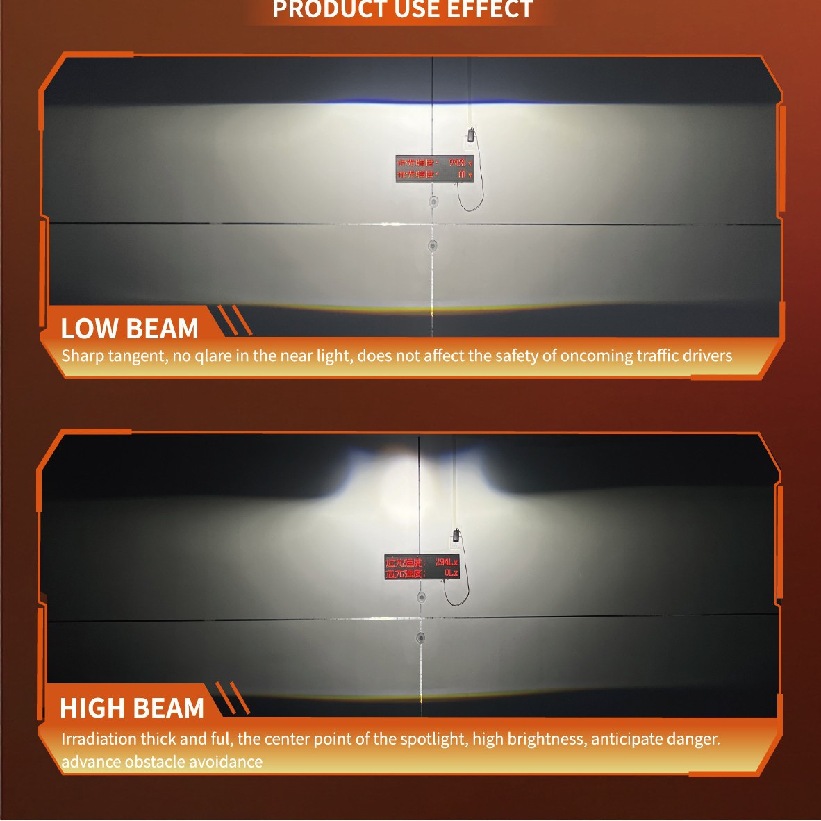 3inch LED fog light lens waterproof universal car 16V low beam 40W high power super bright headlight white light