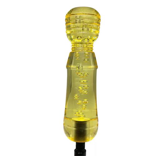 Cross-border car modification crystal shift knob shift lever microphone round head wave handle 20CM shift knob shift head
