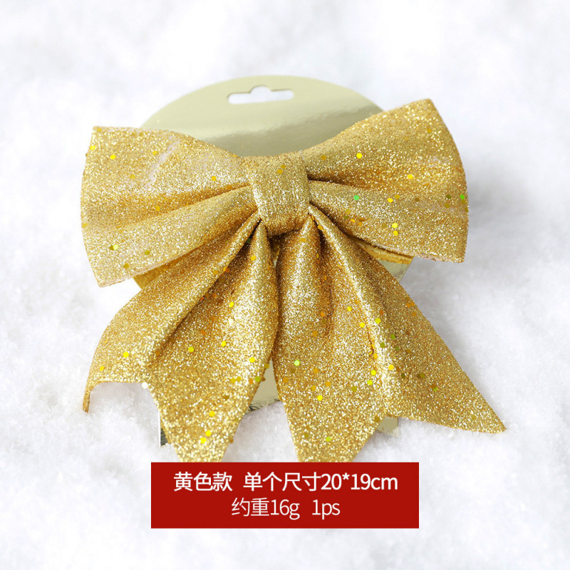 クリスマスの装飾品のスパンコールの大きい蝶結びは卸売りできます。|undefined