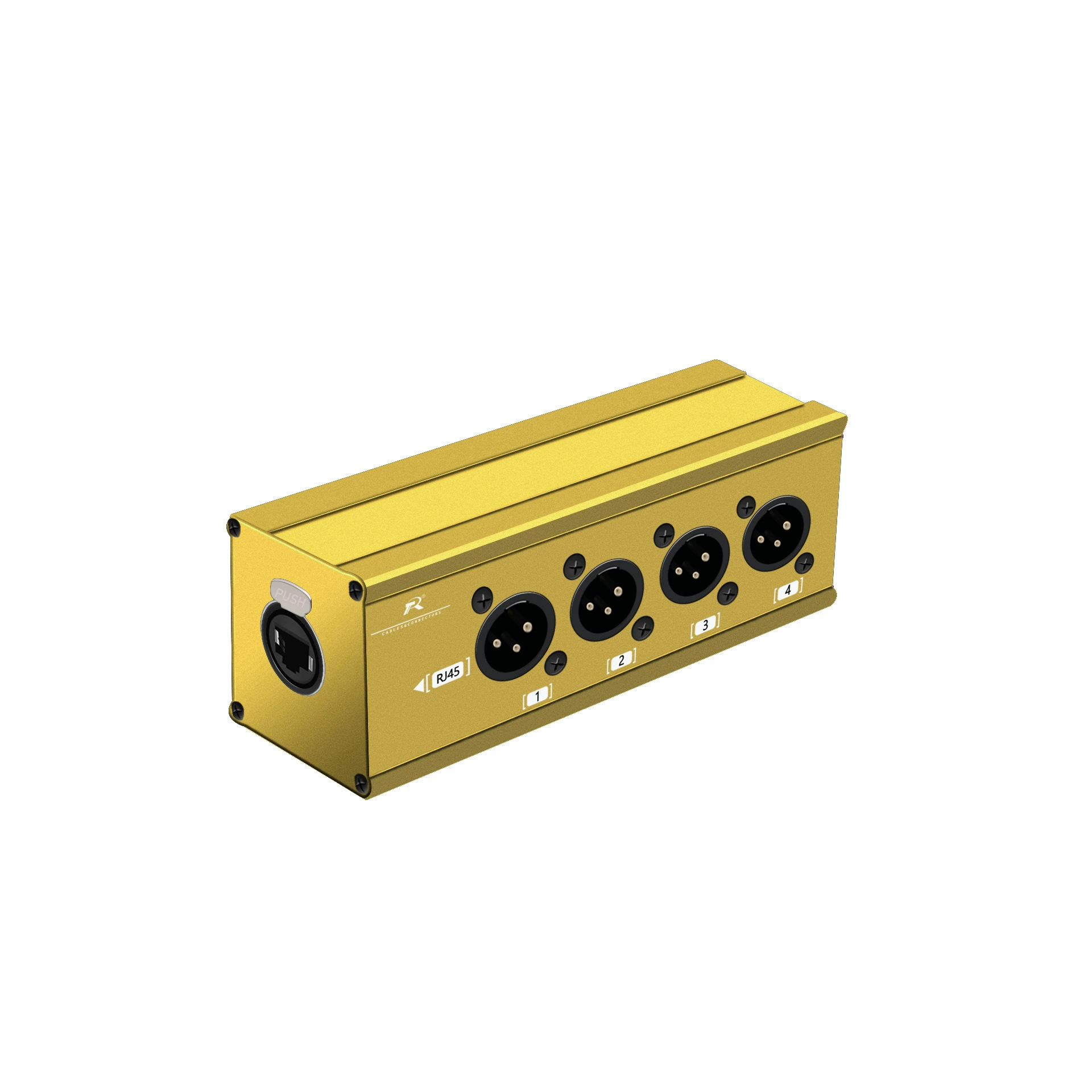 4-проводной XLR на RJ45 передаточный бокс многоканальный бокc расширения кабелей сбалансированный сигнал аудио кабель адаптер коробка