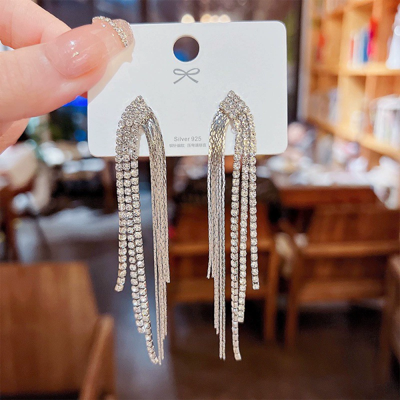 Серебряная игла, серьги из жемчуга, образец 925, стиль легкой роскоши, оптовая торговля