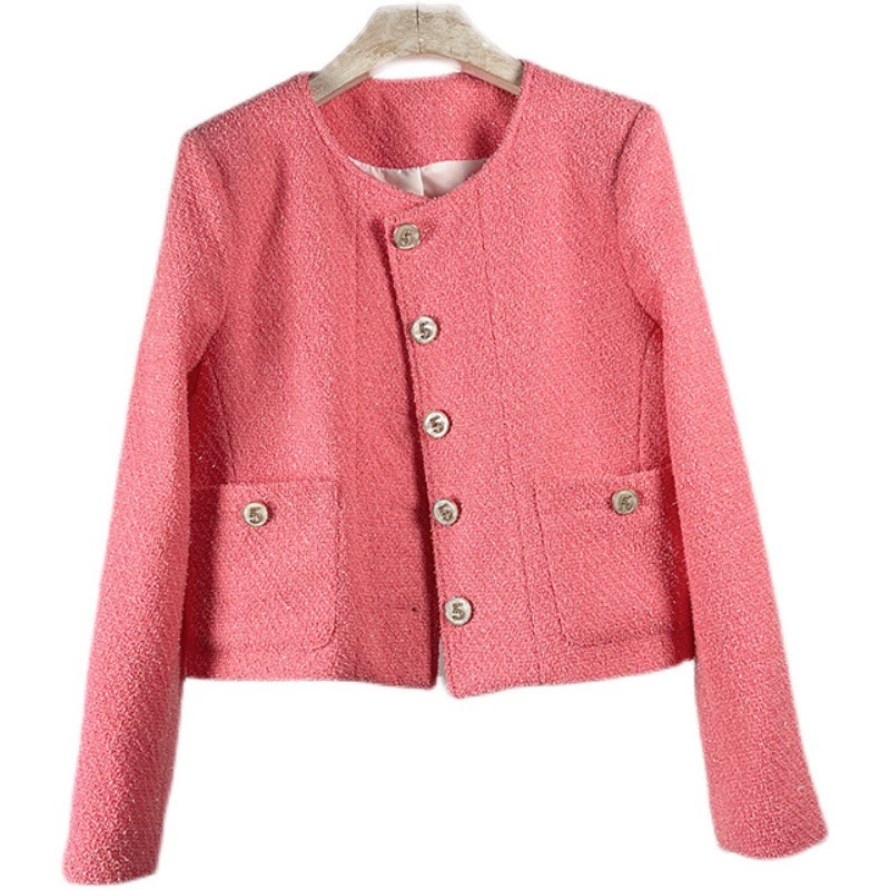 Милая весенняя вязаная куртка, (трансграничная торговля), стиль Chanel