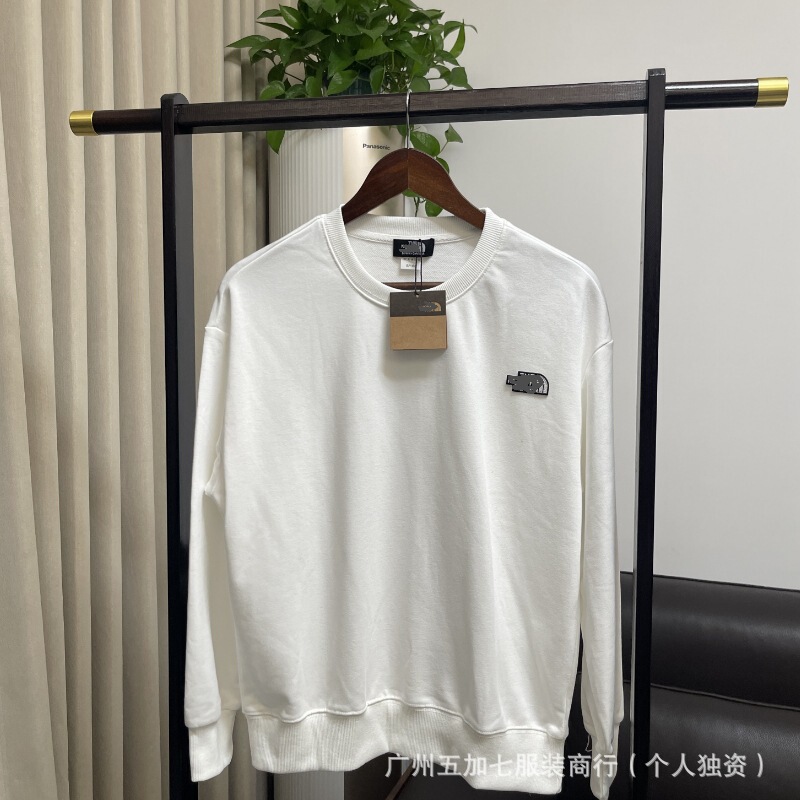Cross-Border Factory Direct Sales of Trendy Brand North Face Classic Models, Unisex Round-Neck Long-Sleeve Casual Sweatshirts for Couples