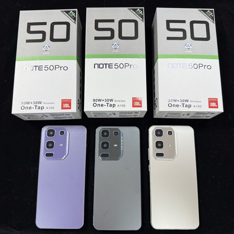 Note 50Pro Cross-Border E-Commerce Hot-Selling Smartphone Android Phone in Stock Smart Phone New Model Note 50Pro Cross-Border E-Commerce Hot-Selling Smartphone Android Phone in Stock Smart Phone New Model