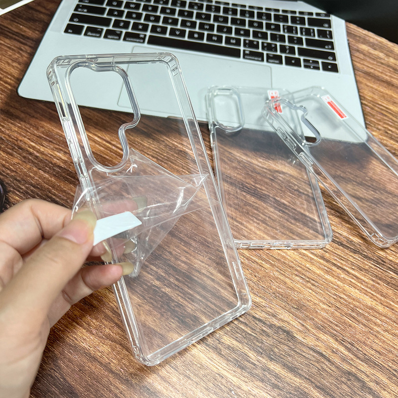 适用三星Galaxy S25edge手机壳透明S24亚克力内防摔S23Plus保护套|undefined