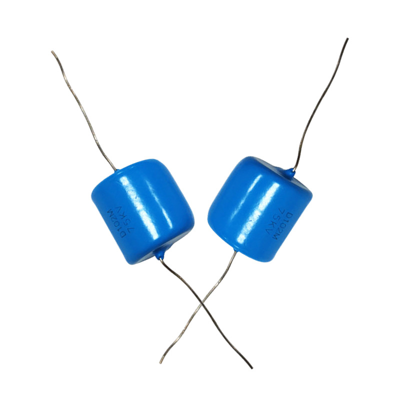 High-voltage porcelain plate capacitor 75KV102M 1000PF large diameter, commonly used in 102M/75KV welding machine equipment