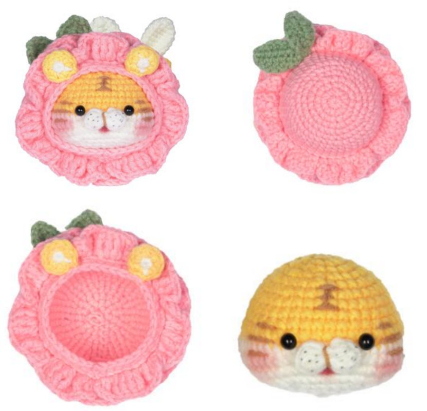 M64 Tiger + pink flower headgear