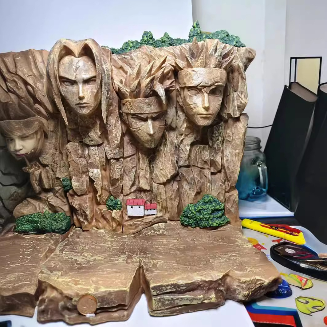 HUOYING GK SEVEN SHADOWS RESONANCE 시리즈 HUOYING ROCK HUOYING 벽 장면 동상 모델 장식품 박스 핸드셋