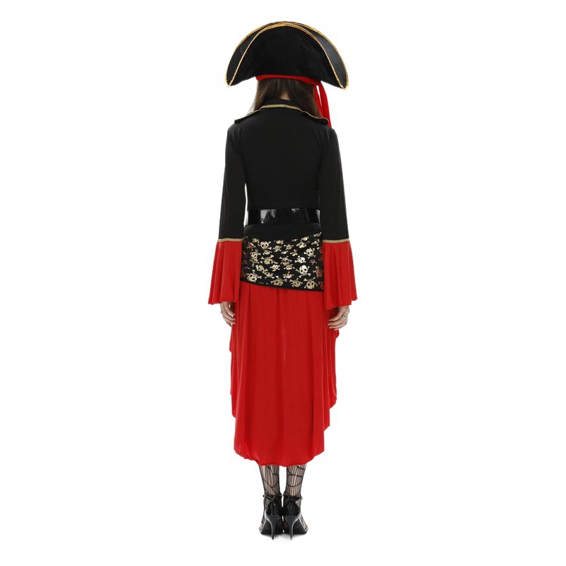 S-3XL más el tamaño de las mujeres europeas y americanas Halloween sexy traje pirata Cosplay uniforme