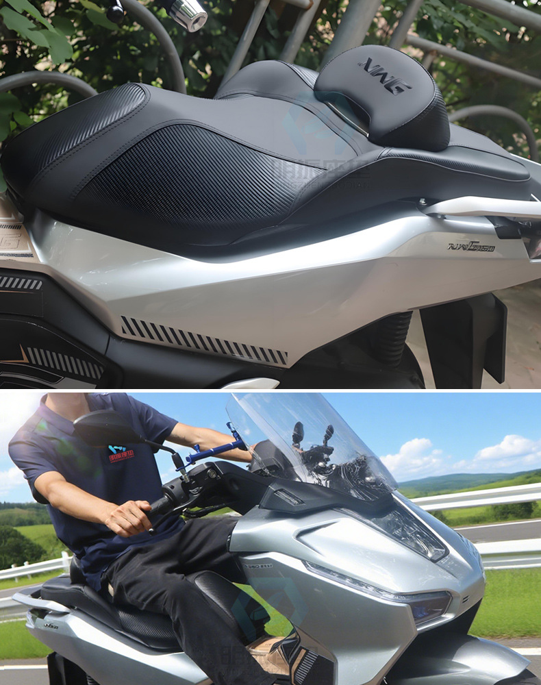 NWG150 25 models of softened large lumbar support seat cushion assembly, suitable for all seasons, waterproof, heat-insulating, and breathable motorcycle seat cushion
