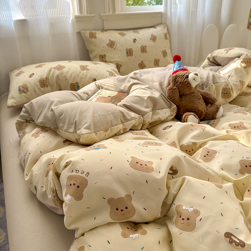Класс A простыня-чехол на одно место 150x200x230, хлопковый чехол для односпального общежития, 4 тройки, 180x220