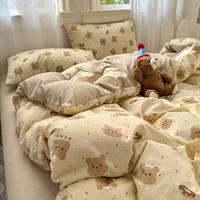 Класс A простыня-чехол на одно место 150x200x230, хлопковый чехол для односпального общежития, 4 тройки, 180x220