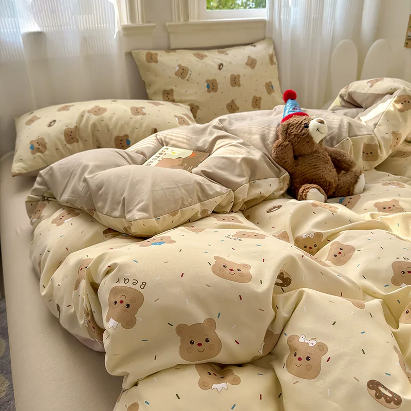 Класс A простыня-чехол на одно место 150x200x230, хлопковый чехол для односпального общежития, 4 тройки, 180x220
