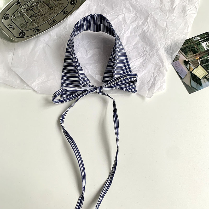 Estilo infantil azul marino a rayas