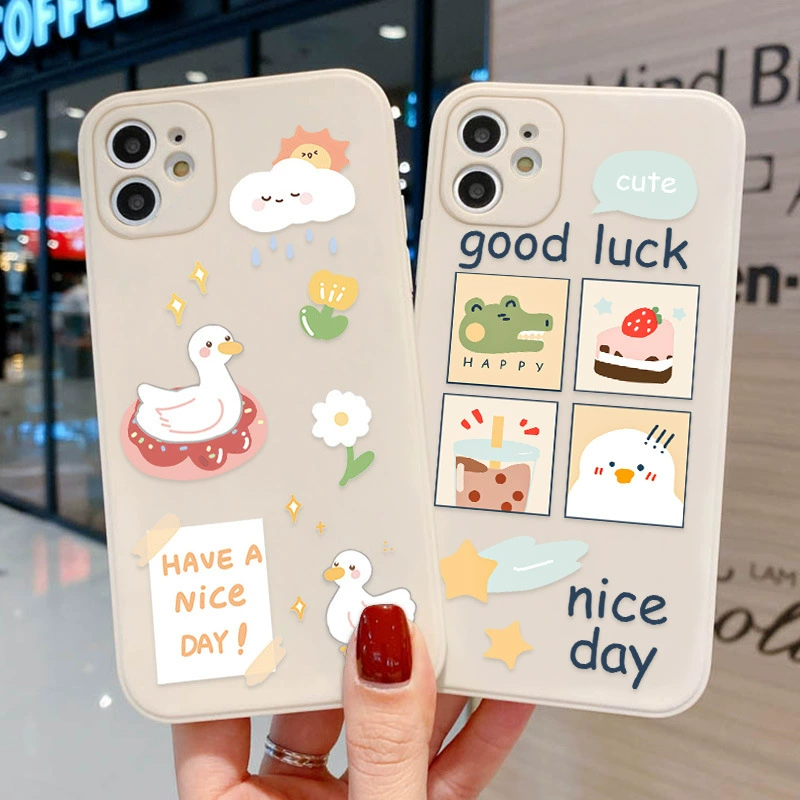 Совместимый чехол для Apple, мультяшный дизайн, iPhone 12 Pro, телефон XS Max, 13, с медвежатами