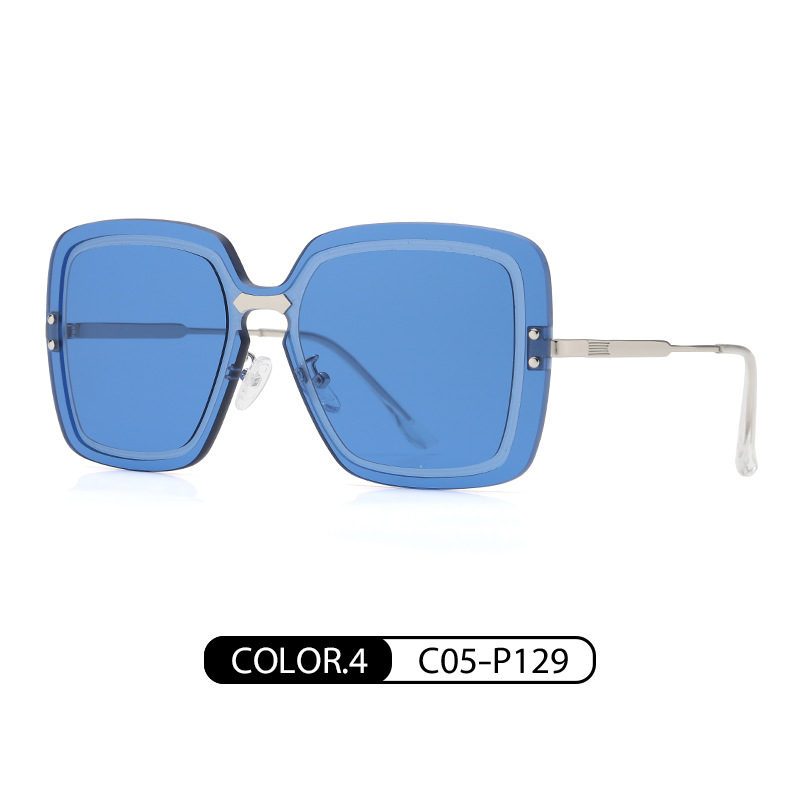 2023 nuevas gafas de sol de moda de gran tamaño de marco UV a prueba de gafas de sol JS8522 gafas de sol europeas y americanas al por mayor