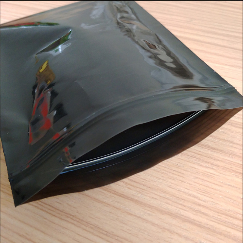 8*12 9*13黑色自封袋10*15*28不透明骨袋黑色胶袋 私密避光密封袋