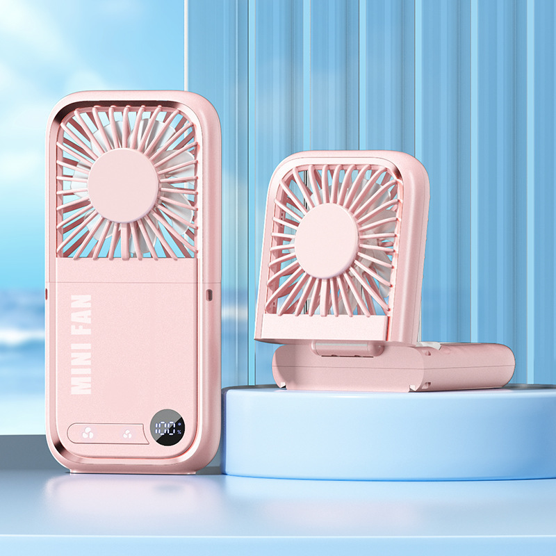 2025 新しいクロスボーダー 4 イン 1 ポータブル超薄型パワーバンク小型ファン USB 充電半導体ファンカスタマイズ|undefined