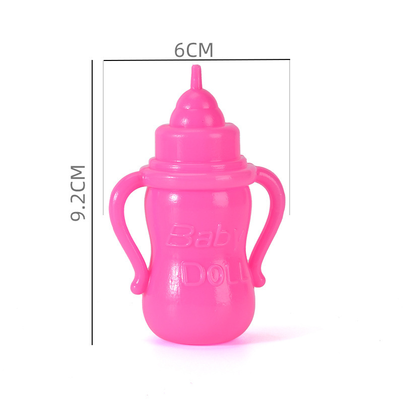 儿童过家家仿真奶瓶塑料玩具配件可吸水喷水玩具奶瓶娃娃配件奶嘴|undefined